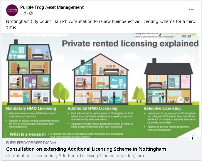 FB Post Image Nottingham Consultation Purplefrog Property